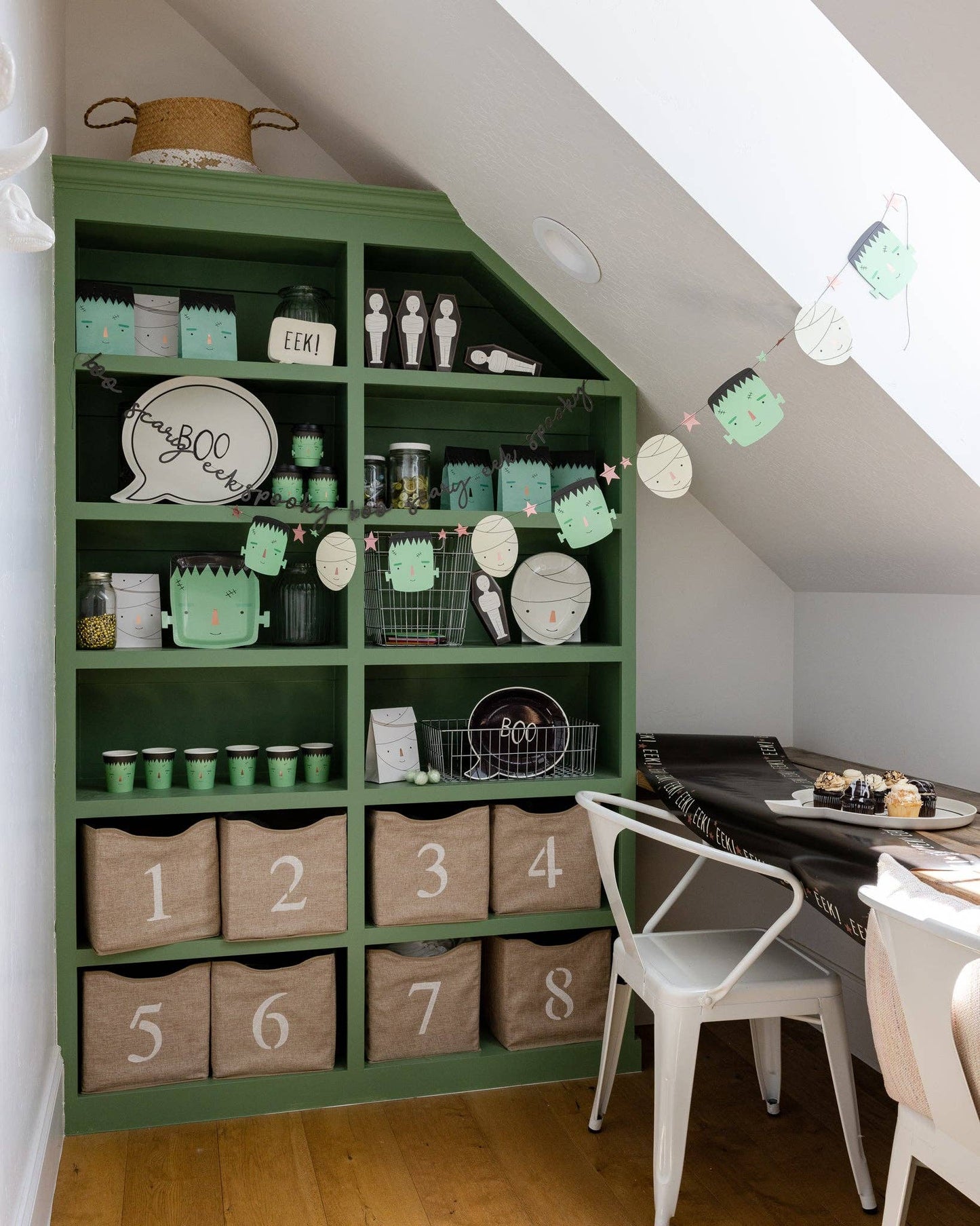 Frank & Mummy Boo! Shaped Bamboo Platter