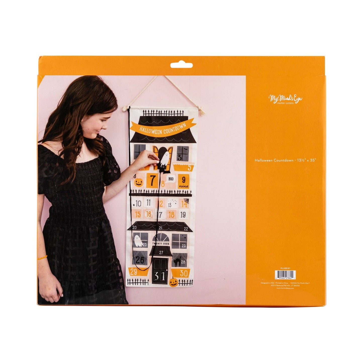 Felt Halloween Countdown Calendar