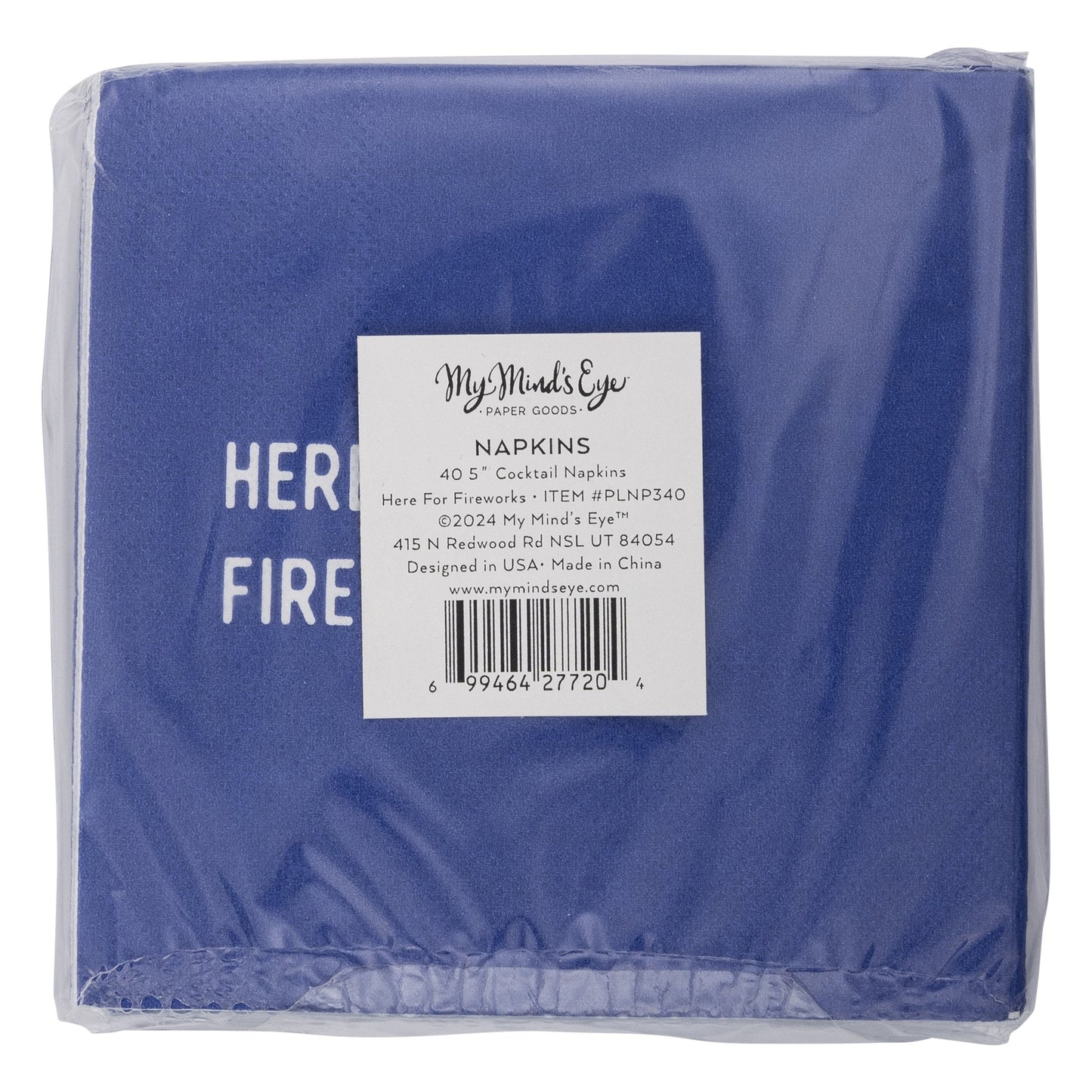 Here For Fireworks Paper Cocktail Napkins - Henry + Olives