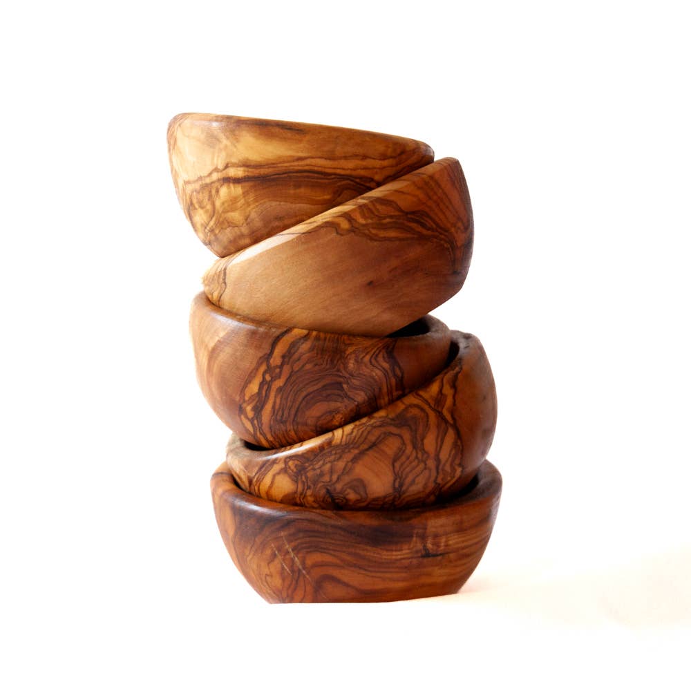Small Olive Wood Dip Bowl - Henry + Olives