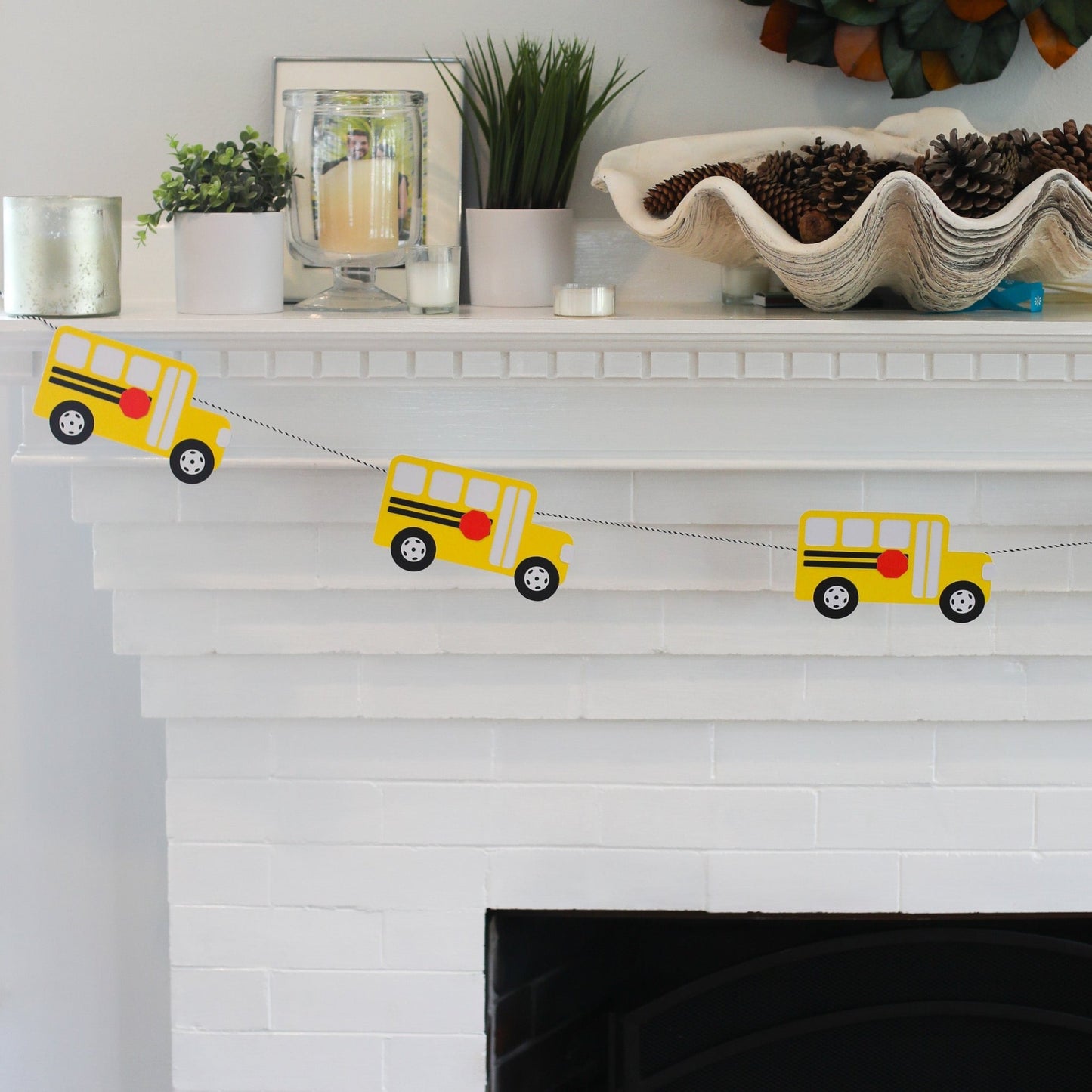 Back to School | School Bus Party Garland - Henry + Olives