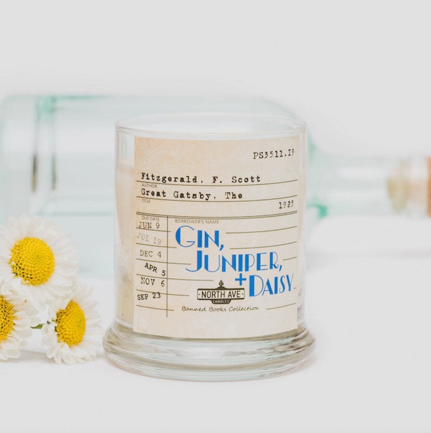 Banned Book Candle: The Great Gatsby - Henry + Olives