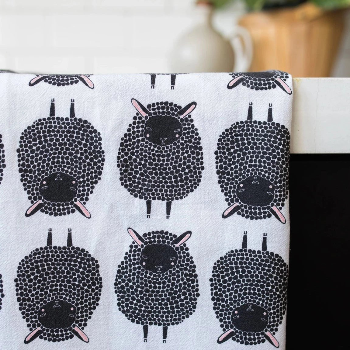 Black Sheep Tea Towel - Henry + Olives