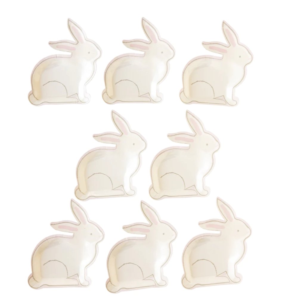 Bunny Shaped Paper Plates - Henry + Olives