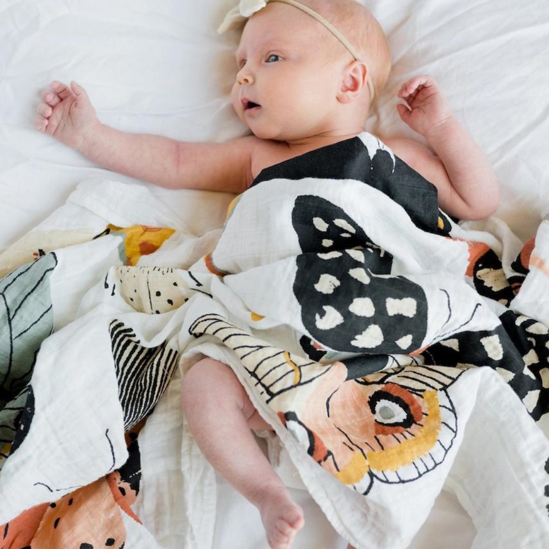 Clementine Kids Butterfly Collector Swaddle - Henry + Olives