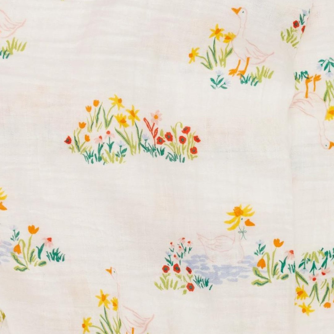Clementine Kids Garden Goose Swaddle - Henry + Olives