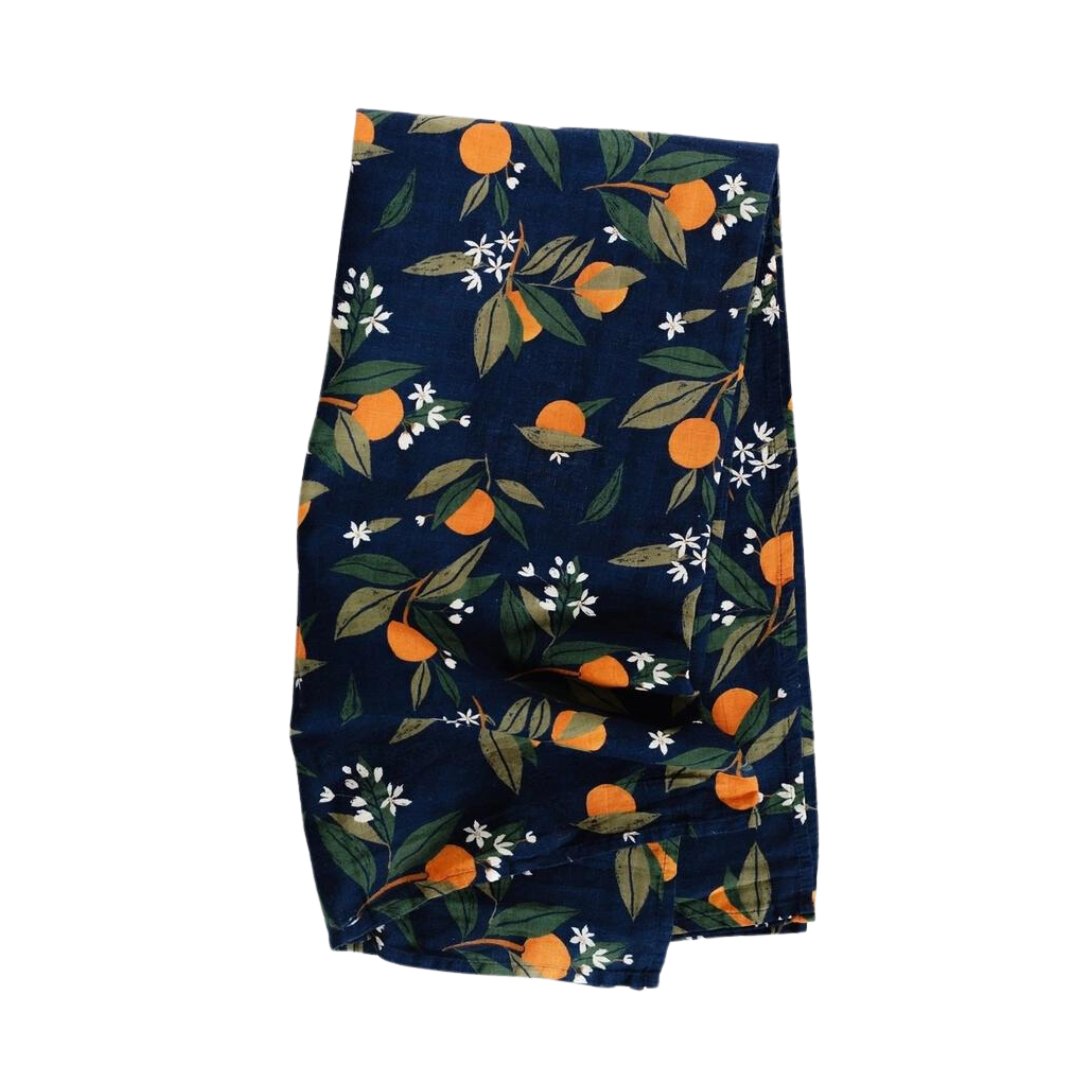 Clementine Orange Blossom Swaddle - Henry + Olives