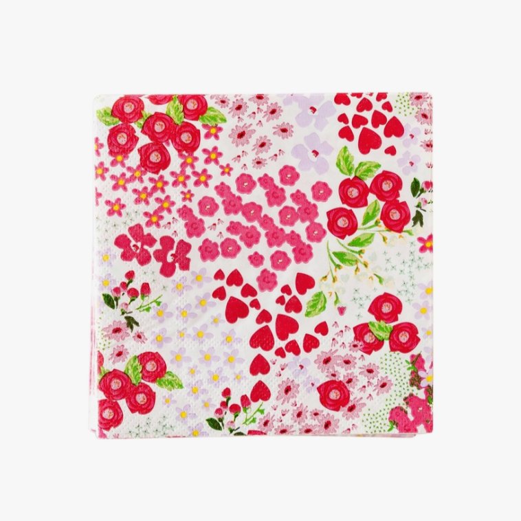 Floral Cocktail Napkins - Henry + Olives