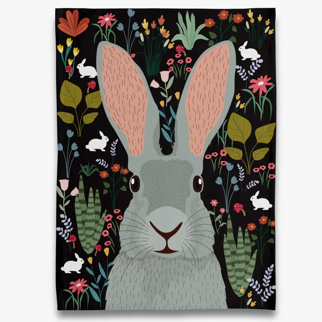 Garden of Bunnies Tea Towel - Henry + Olives