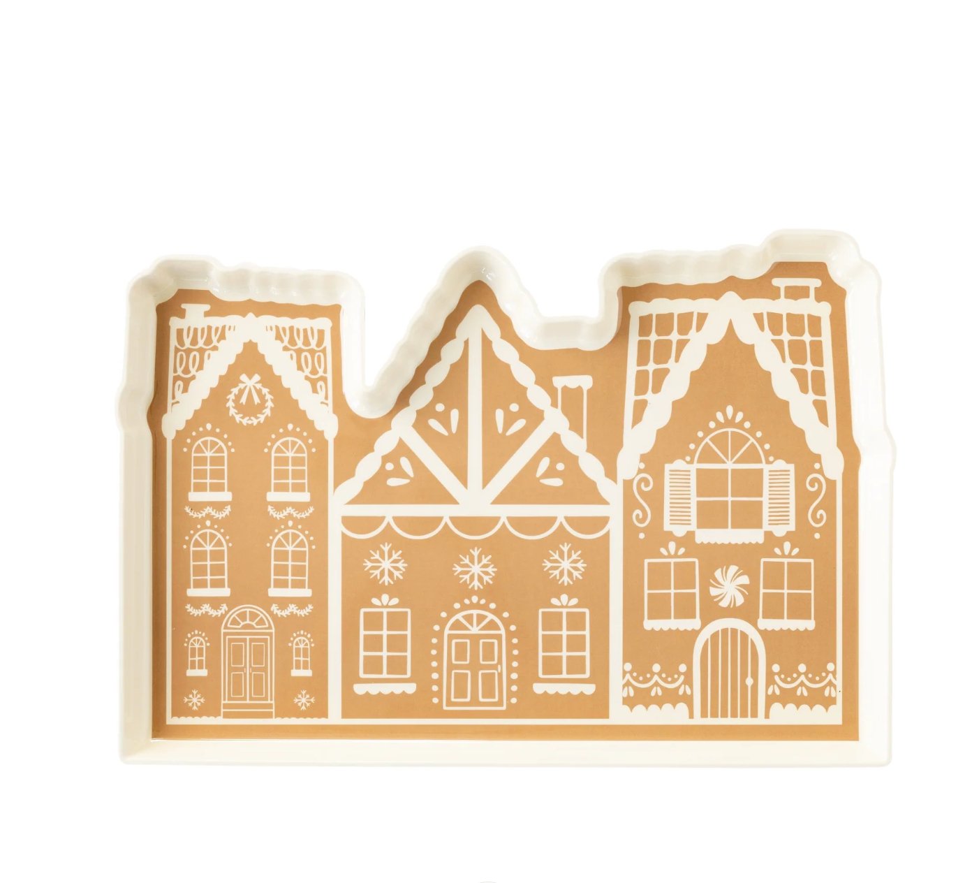 Gingerbread House Melamine Tray - Henry + Olives