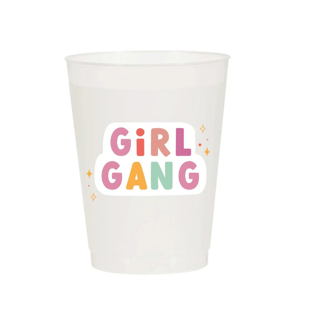 Girl Gang Frosted Cups (Set of 6) - Henry + Olives