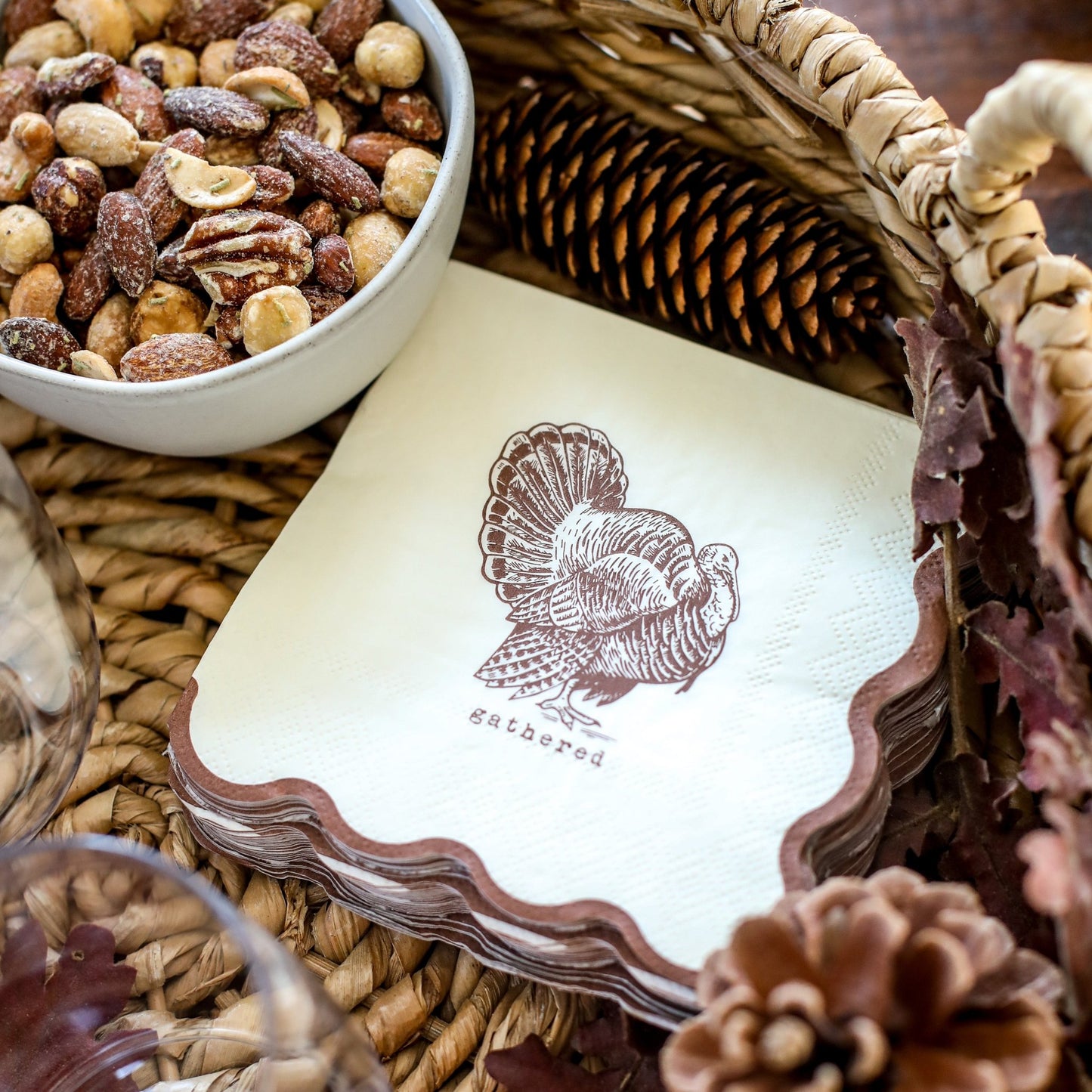 Harvest Paper Cocktail Napkin Set - Henry + Olives