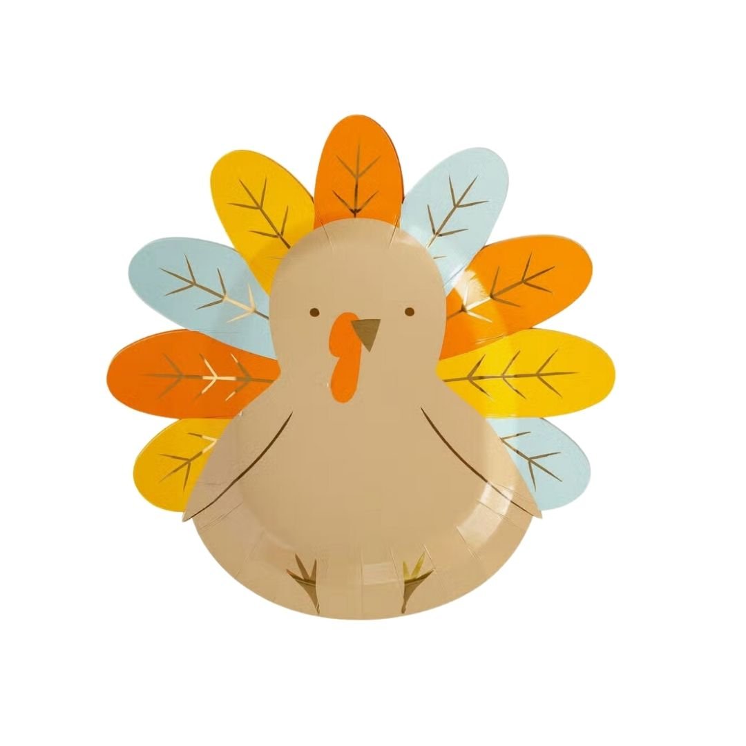 Harvest Turkey Shaped Plates - Henry + Olives