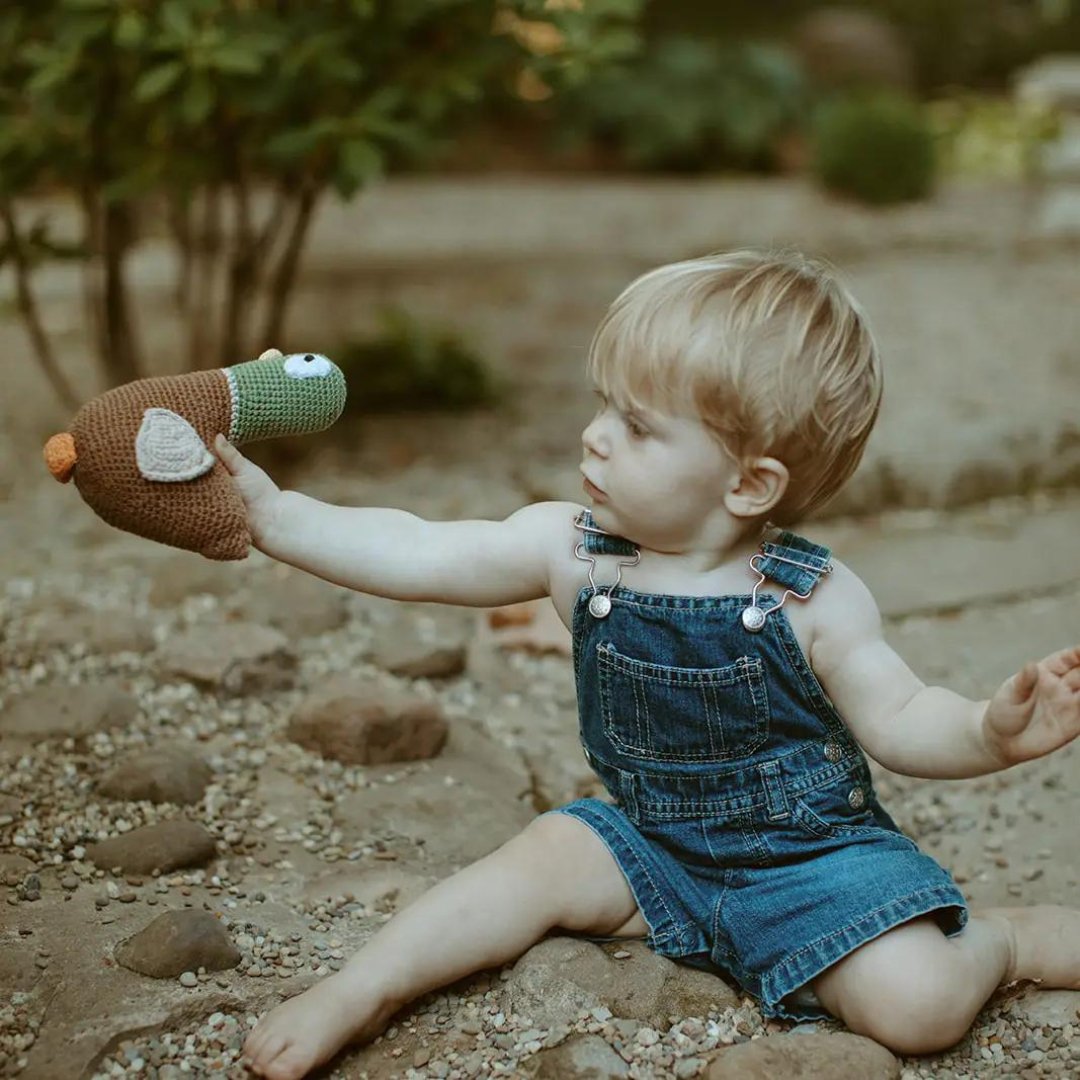 Organic Mallard Duck Plush Toy - Henry + Olives