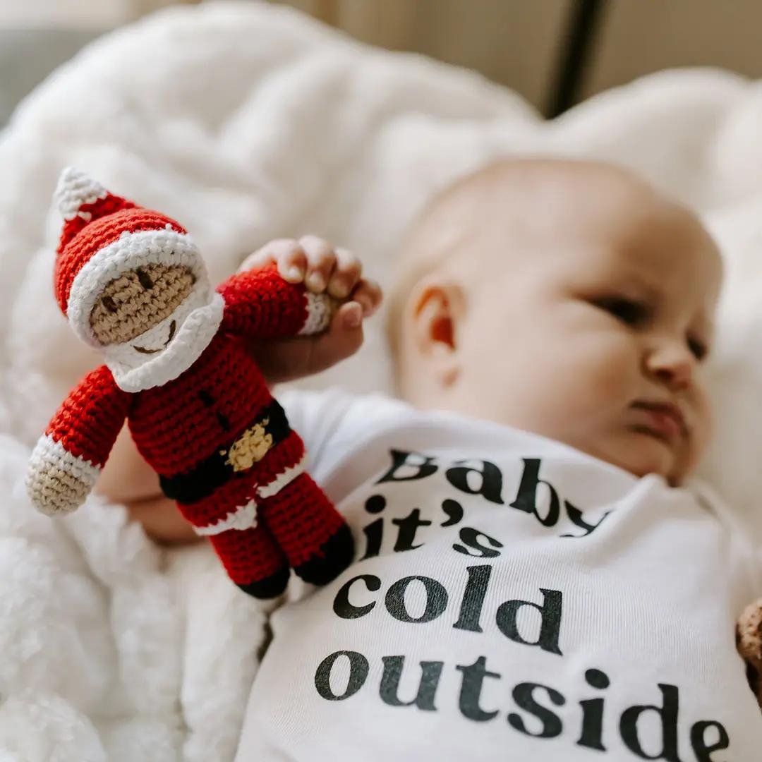 Organic Santa Rattle - Henry + Olives