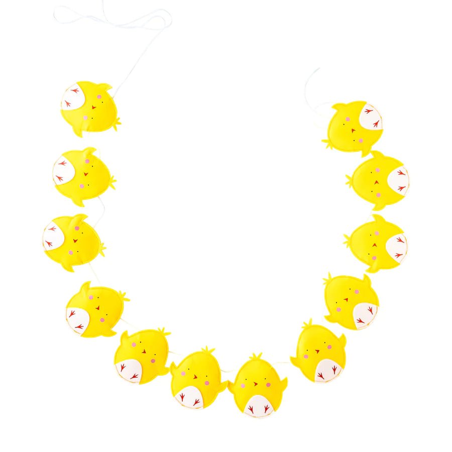 Puffy Felt Chick Banner - Henry + Olives