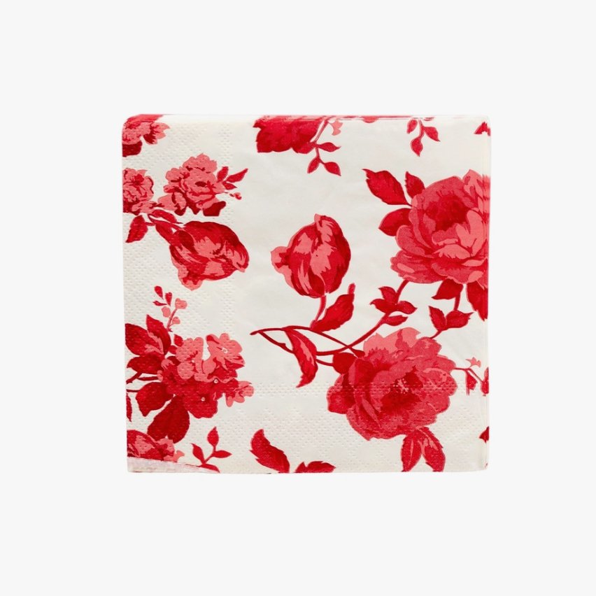 Rich Floral Cocktail Napkin Set - Henry + Olives