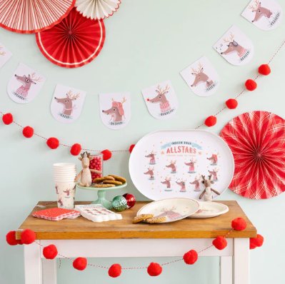 Rudolph + Friends Party Cups - Henry + Olives