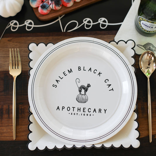 Salem Apothecary Cat Plate - Henry + Olives