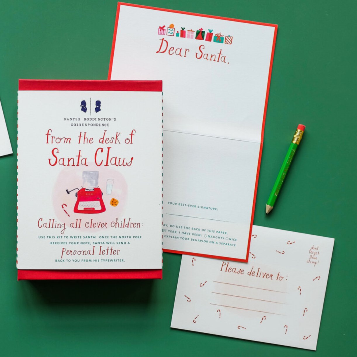 Santa Writes Back Kit - Henry + Olives