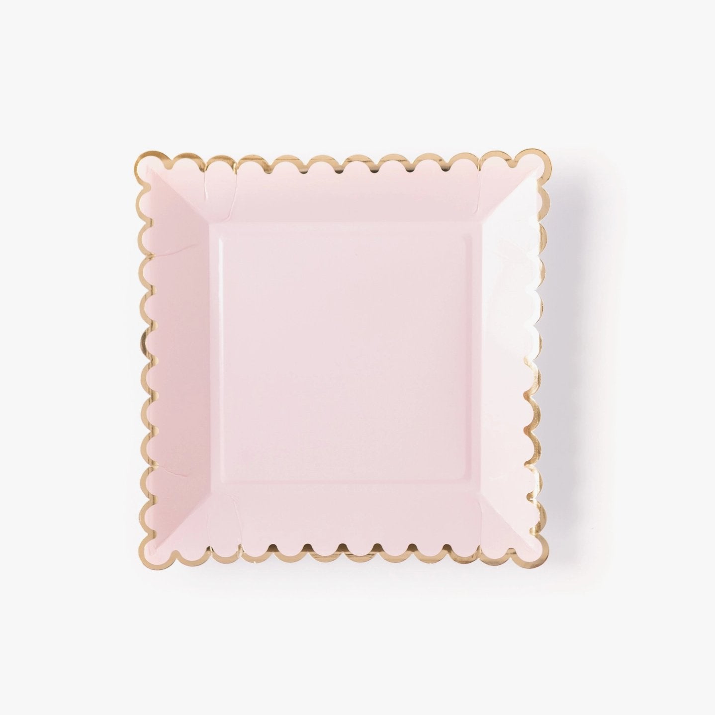 Scalloped Blush Plates - Henry + Olives