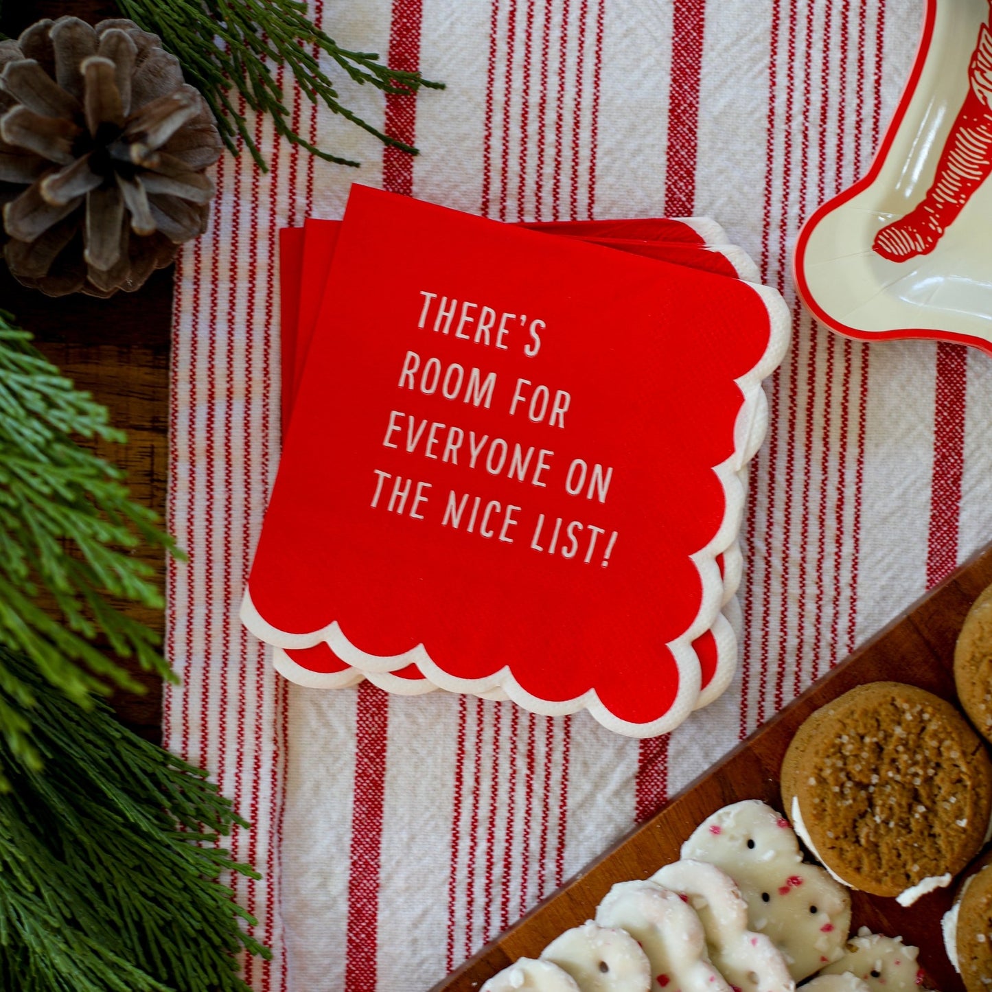 There's Room for Everyone Paper Cocktail Napkins - Henry + Olives