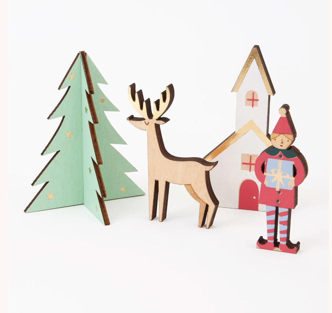 Village Wooden Advent Calendar - Henry + Olives