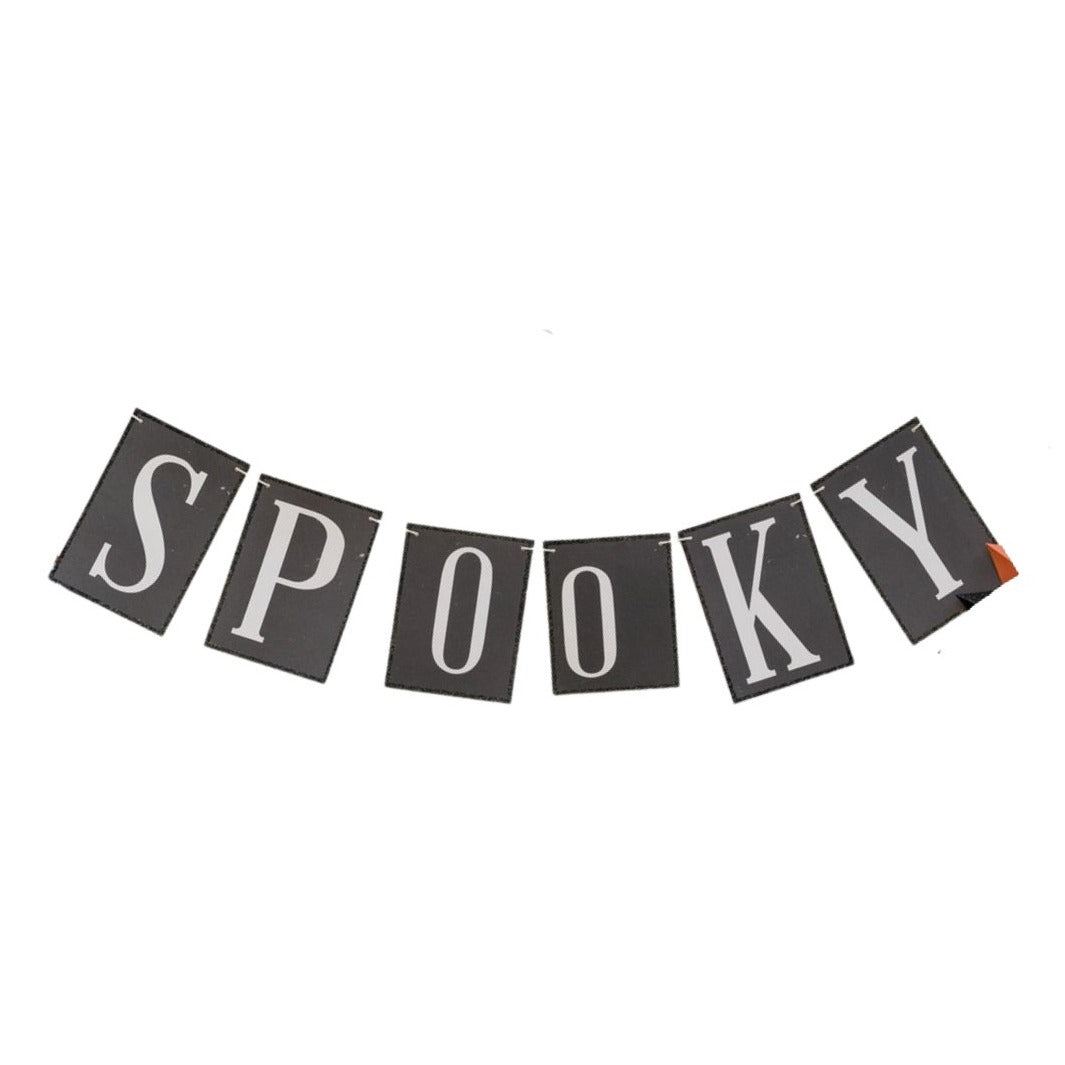Vintage Halloween Spooky Banner - Henry + Olives