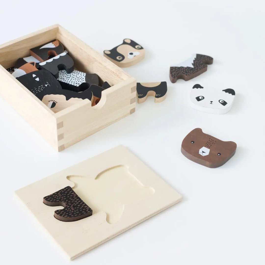 Wee Gallery Mix & Match Animal Tiles - Henry + Olives