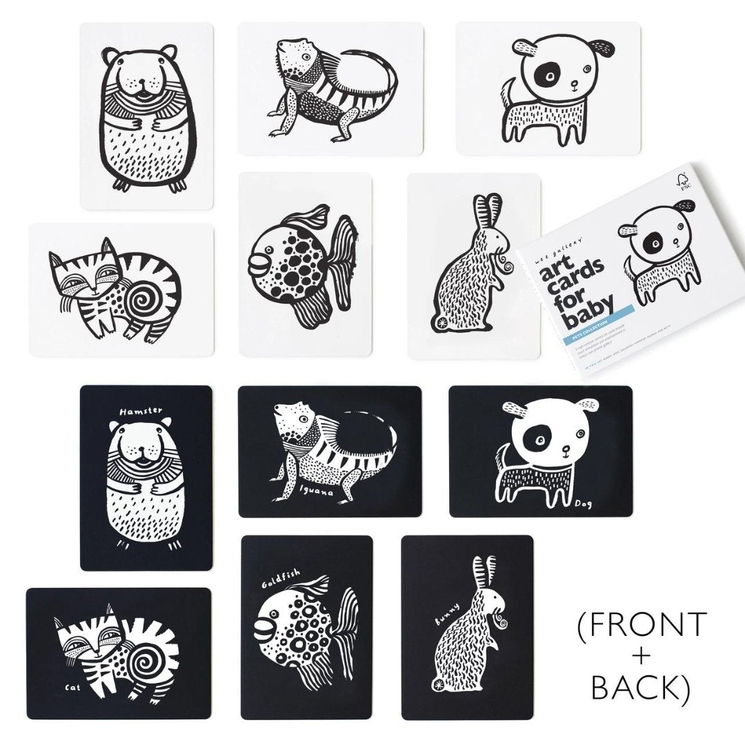 Wee Gallery Pet Art Cards - Henry + Olives