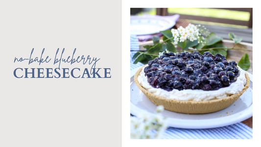 No-Bake Blueberry Cheesecake