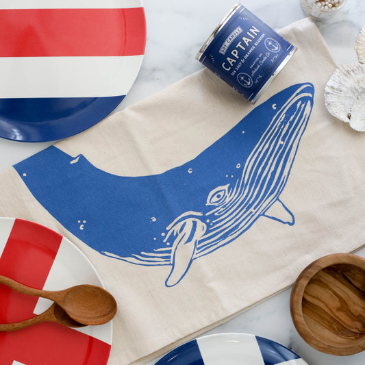 Whale Tea Towel