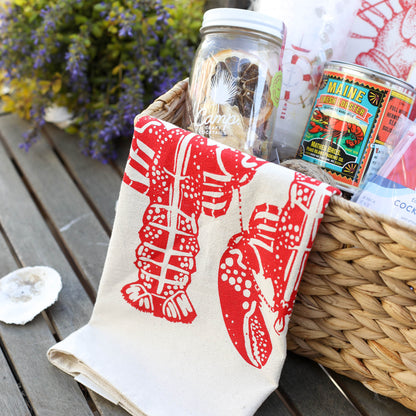 Double Lobster Tea Towel
