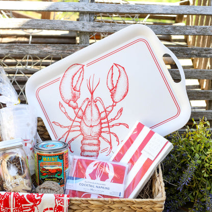 Lobster Reusable Bamboo Serving Tray