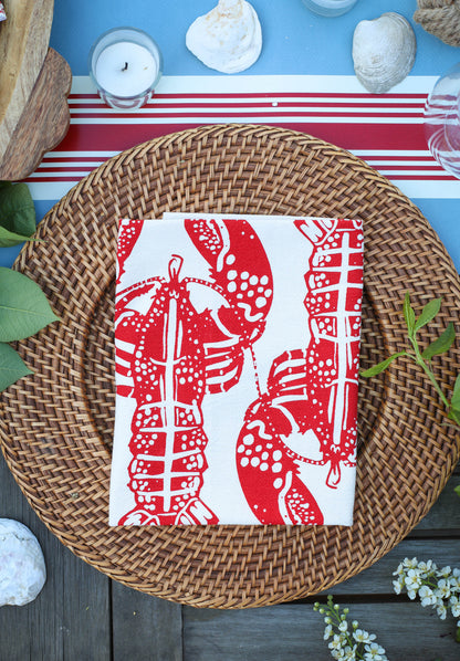 Double Lobster Tea Towel