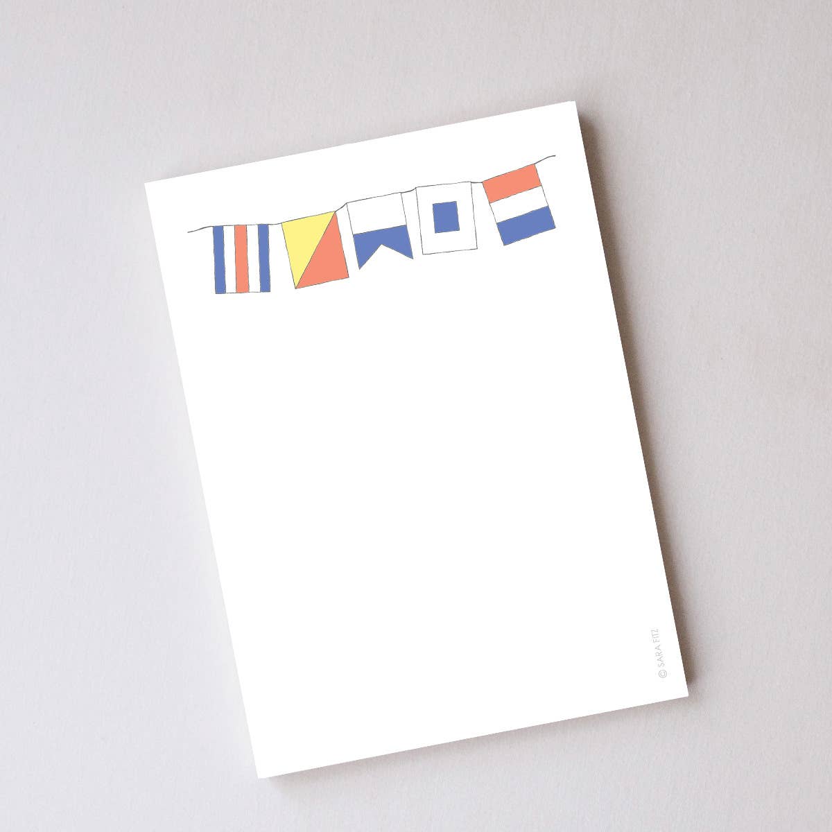 Nautical Flags Notepad – Henry + Olives