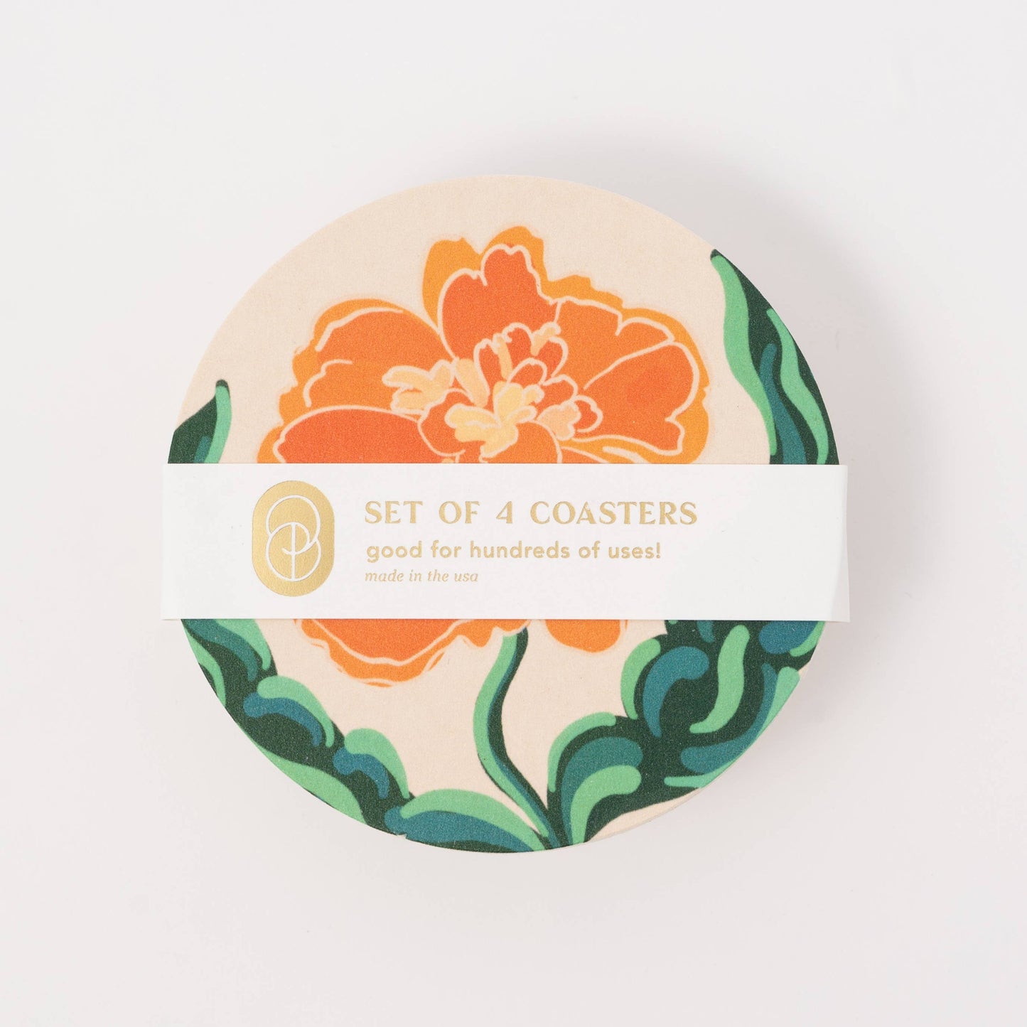 Marigold Coaster - Set of Four
