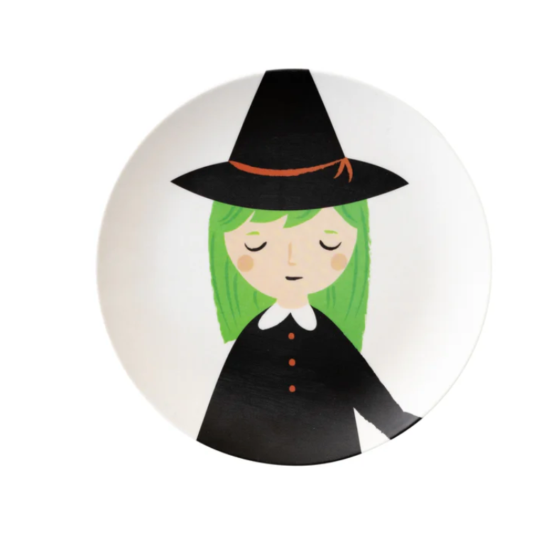 Trick or Treat Bamboo Reusable Halloween Plates