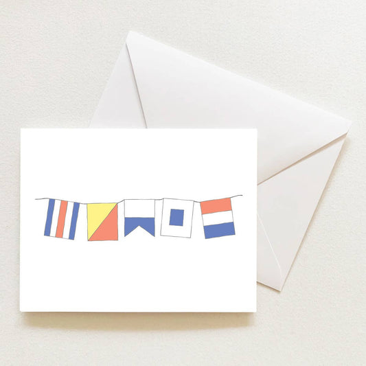 Nautical Flags Boxed Note Cards