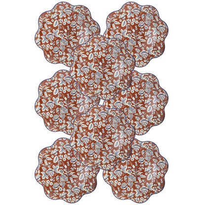 Hamptons Floral Wave Paper Plate - Henry + Olives