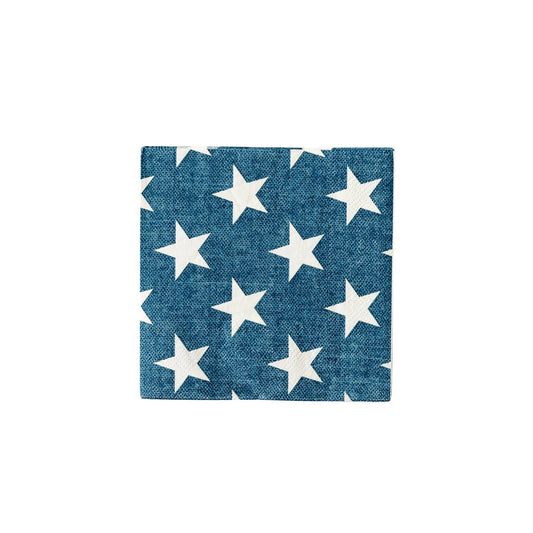 Navy Star Paper Cocktail Napkins - Henry + Olives