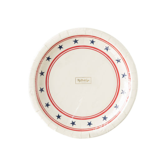 Stars and Stripes Paper Plates - Henry + Olives