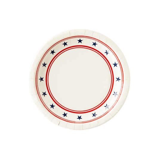 Stars and Stripes Paper Plates - Henry + Olives