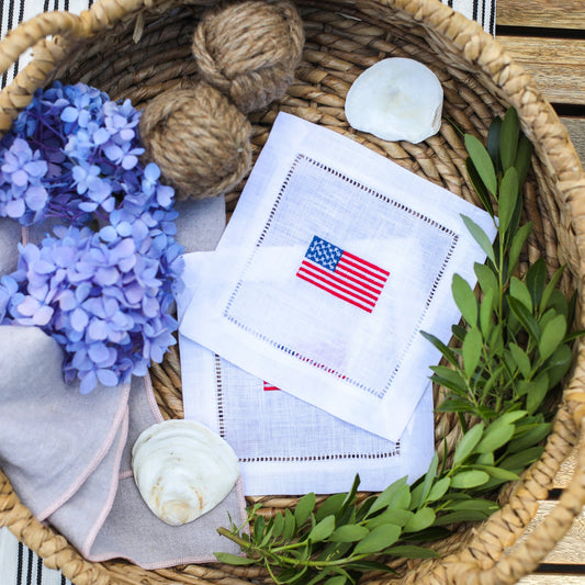 American Flag Cocktail Napkin Set - Henry + Olives