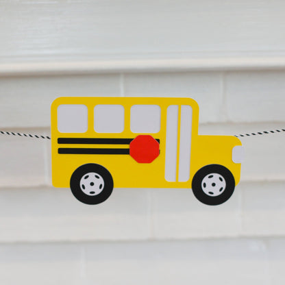 Back to School | School Bus Party Garland - Henry + Olives