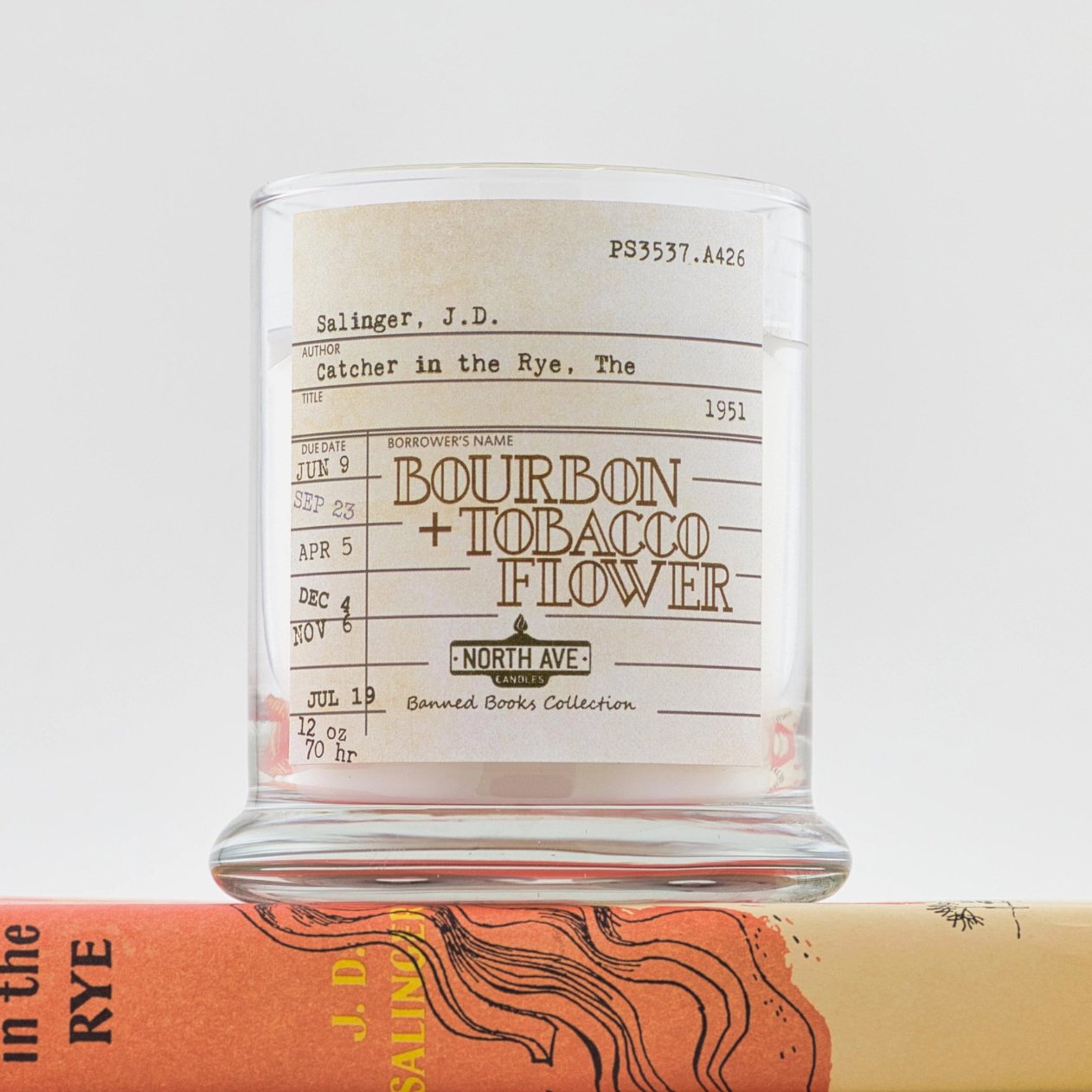 Banned Book Candle: The Catcher in the Rye - Henry + Olives