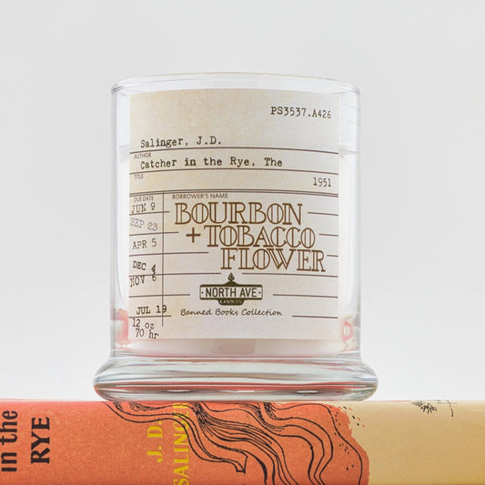Banned Book Candle: The Catcher in the Rye - Henry + Olives