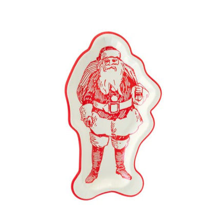 Believe 9" Shaped Santa Plate - Henry + Olives