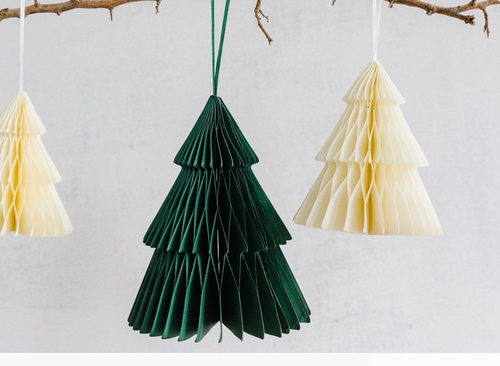 Botanical 3D Holiday Tree Ornaments - Henry + Olives