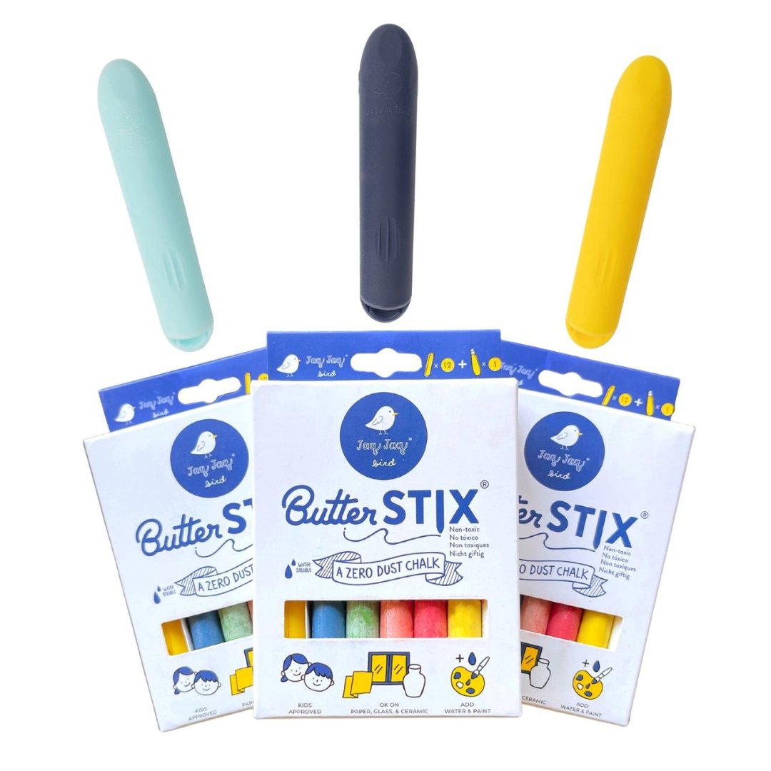 Butterstix® Assorted Colors with Holder 12 Pk - Henry + Olives